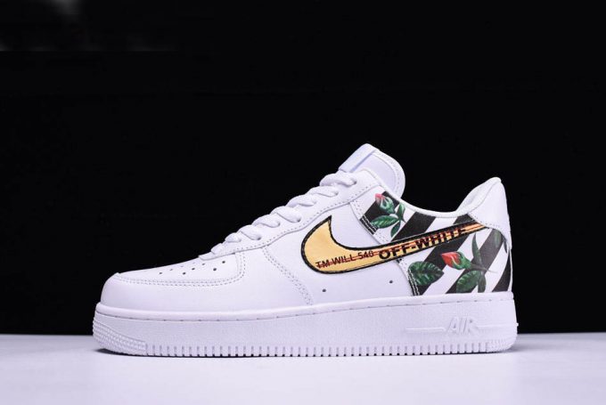 2018 off white x nike air force 1 low flower white for men and women 680x455