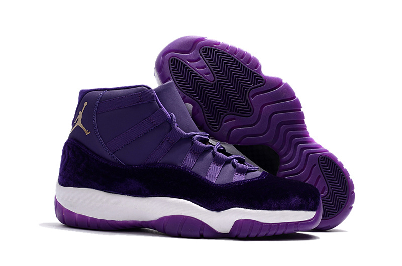 purple jordan 11s