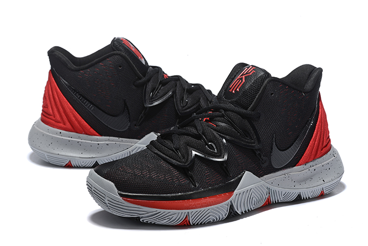 Nike Kyrie 5 Custom Black/University Red-Grey For Sale