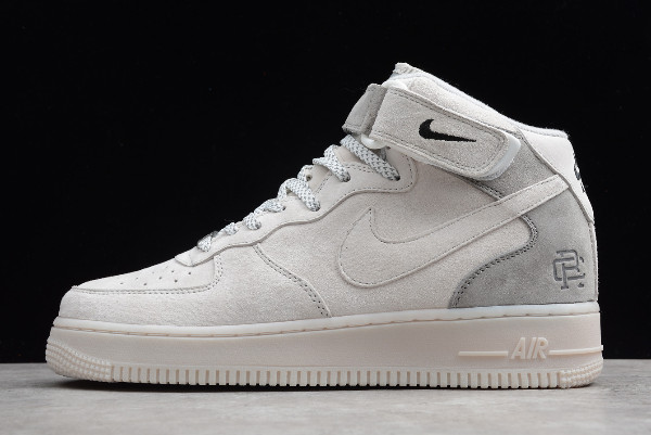 Reigning Champ x Nike Air Force 1 Mid Wolf Grey Men's Shoes