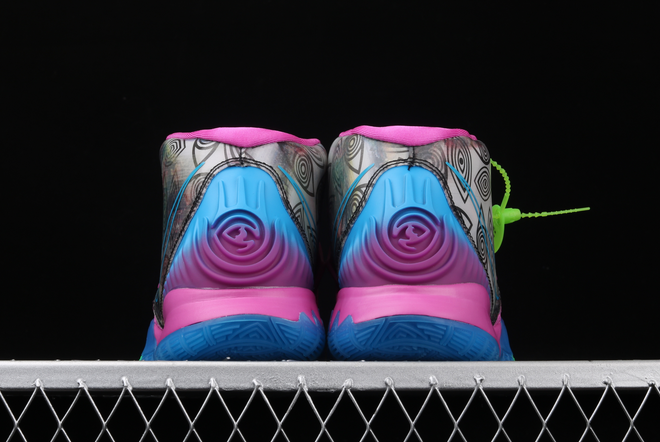Sepatu Basket Desain Nike Kyrie 6 Warna Ungu Bahan